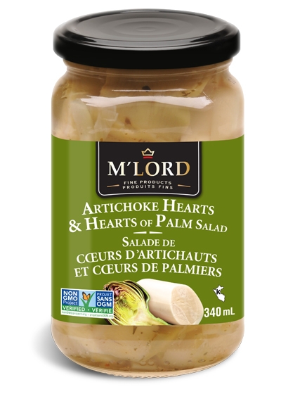 Artichoke Hearts and Hearts of Palm Salad
