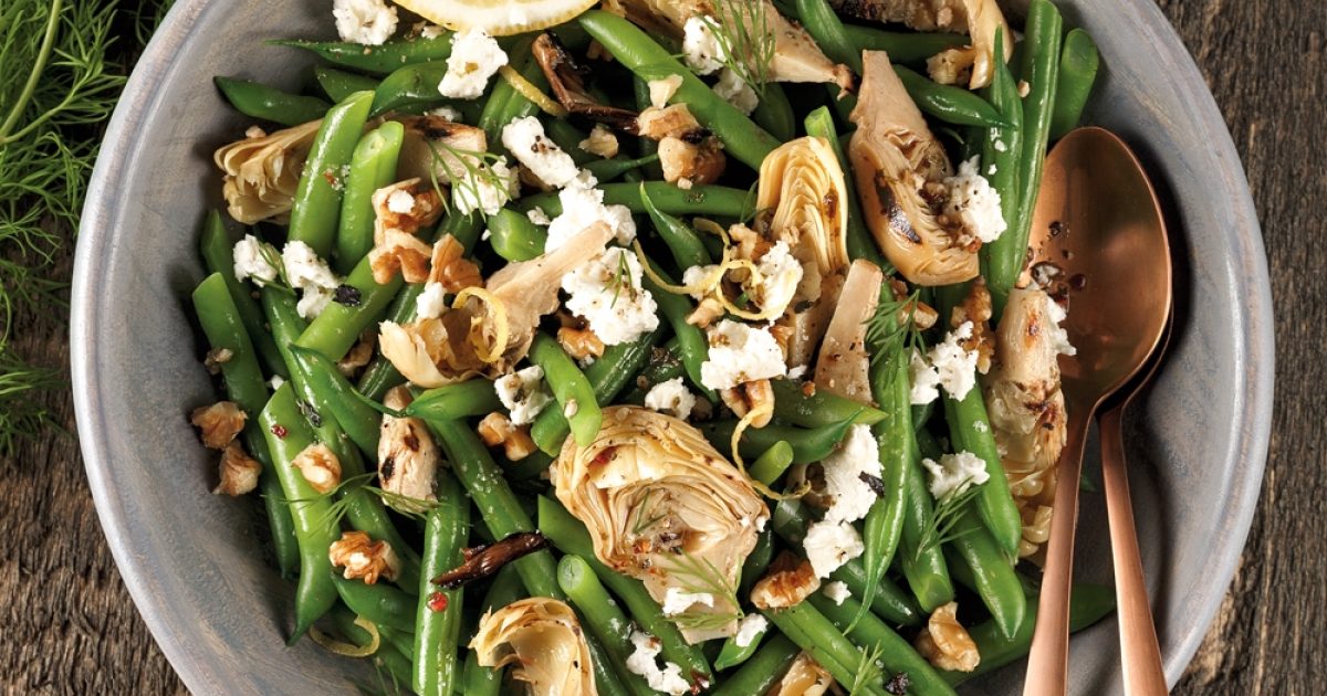 M'LORD Fine Foods - Green Bean Salad with Grilled Artichoke Hearts